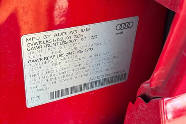 2020 Audi Q3 Premium Plus 45 TFSI S line quattro Tiptronic