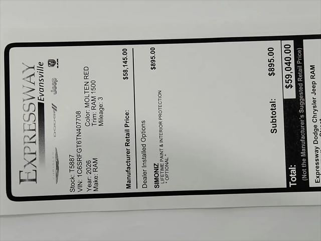 2026 Ram 1500 Express Crew Cab 4x4 57 Box