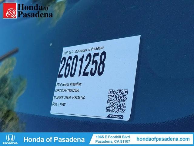 2026 Honda Ridgeline TrailSport