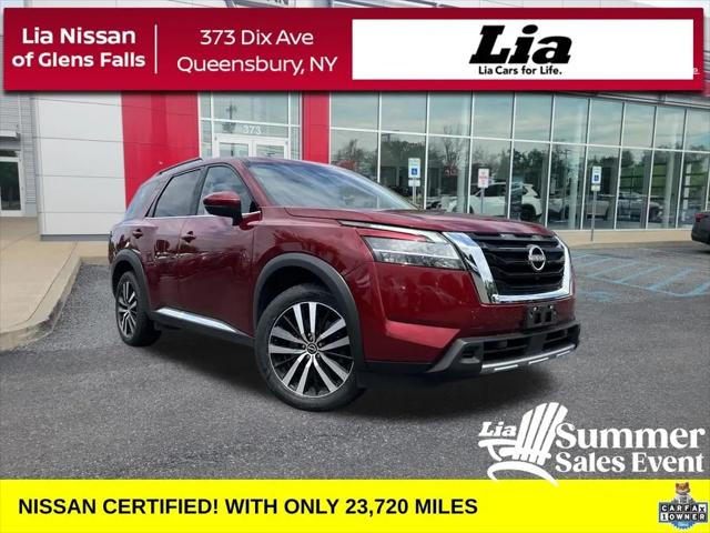 2023 Nissan Pathfinder Platinum 4WD for sale in Queensbury, NY
