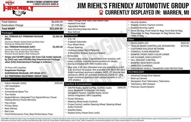 2016 GMC Sierra 1500 SLT for sale in Warren, MI