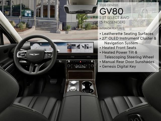 2026 Genesis GV80 2.5T Select AWD