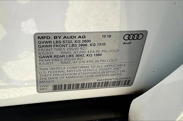2020 Audi SQ5 Premium Plus TFSI quattro Tiptronic