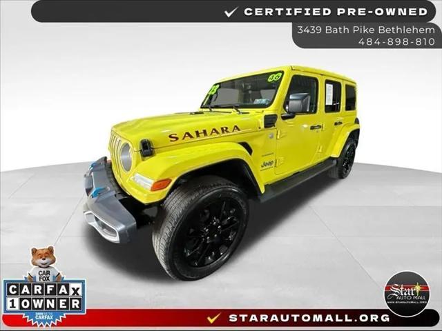 2023 Jeep Wrangler 4xe Sahara 4x4 for sale in Bethlehem, PA