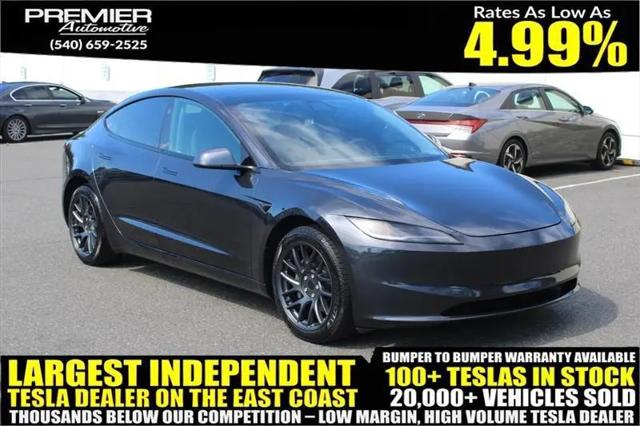 2025 Tesla Model 3 Long Range Rear-Wheel Drive for sale in Dumfries, VA