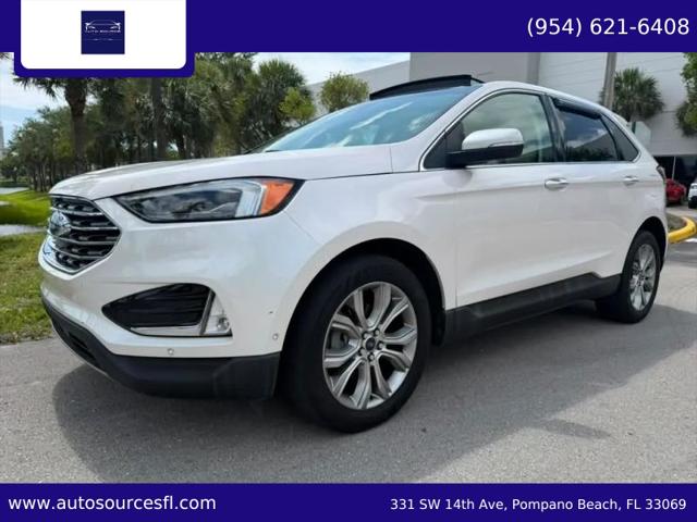 2019 Ford Edge Titanium for sale in Pompano Beach, FL