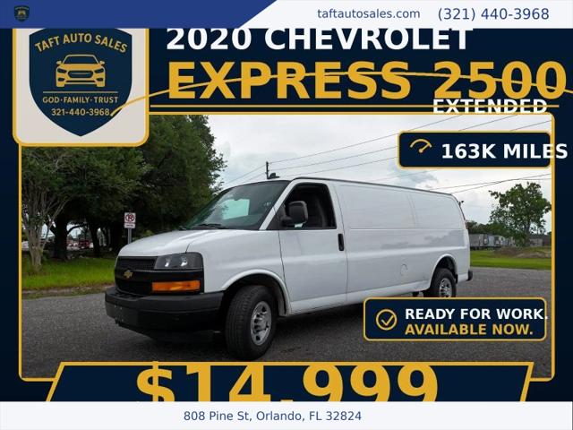 2020 Chevrolet Express Cargo Van RWD 2500 Extended Wheelbase WT for sale in Orlando, FL