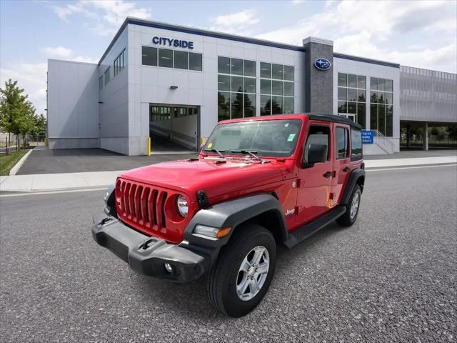 2018 Jeep Wrangler Unlimited Sport S 4x4 for sale in Belmont, MA