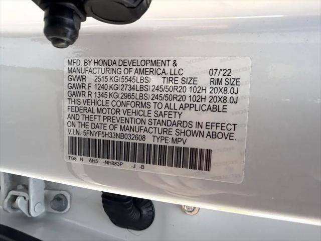 2022 Honda Pilot 2WD Sport