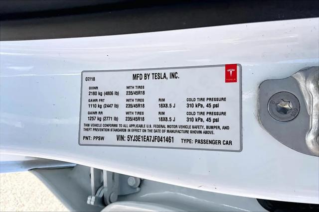 2018 Tesla Model 3 Long Range