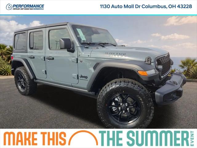 2026 Jeep Wrangler 4-Door Willys 4x4 for sale in Columbus, OH