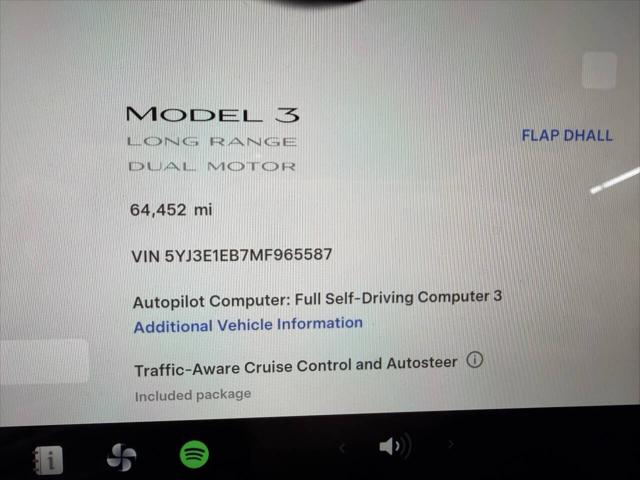 2021 Tesla Model 3 Long Range