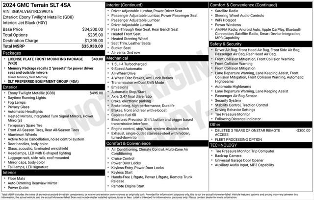 2024 GMC Terrain AWD SLT 2024 GMC Terrain AWD SLT
