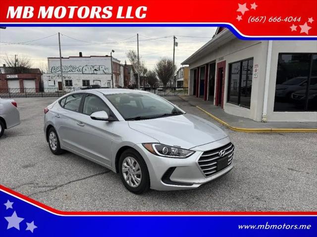 2018 Hyundai Elantra SE for sale in Baltimore, MD