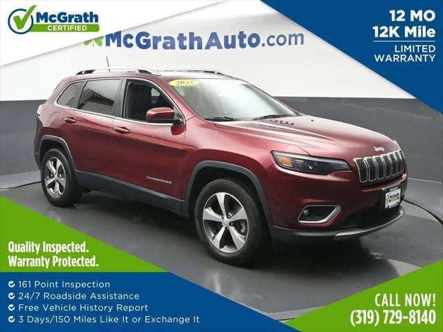2021 Jeep Cherokee Limited 4x4 for sale in Cedar Rapids, IA