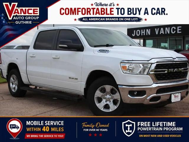 2022 Ram 1500 Big Horn Crew Cab 4x4 5'7" Box for sale in Guthrie, OK