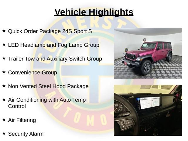2026 Jeep Wrangler WRANGLER 4-DOOR SPORT S