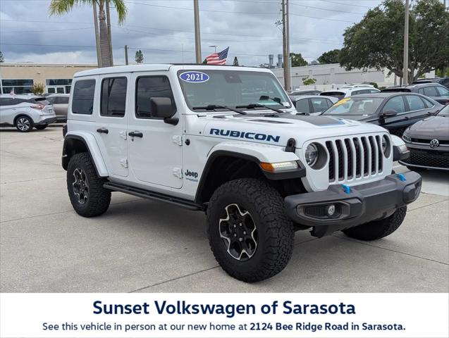 2021 Jeep Wrangler 4xe Unlimited Rubicon 4x4 for sale in Sarasota, FL