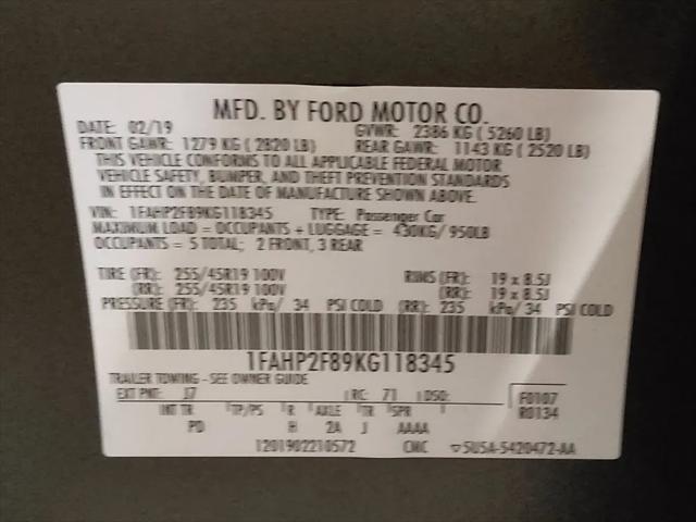 2019 Ford Taurus Limited
