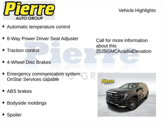 2025 GMC Acadia AWD Elevation