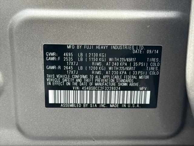 2015 Subaru Outback 2.5i Premium