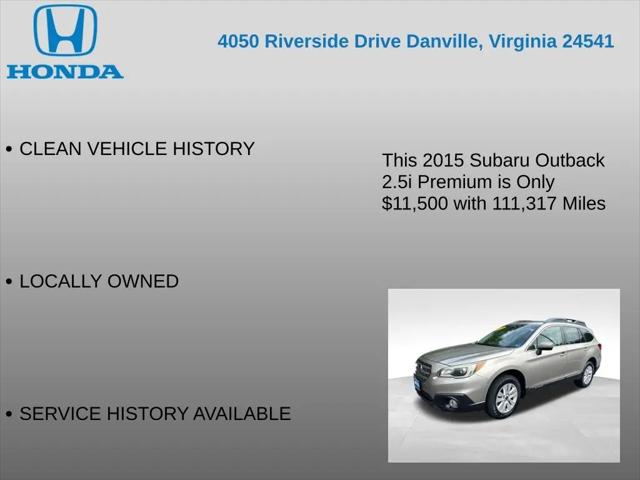 2015 Subaru Outback 2.5i Premium