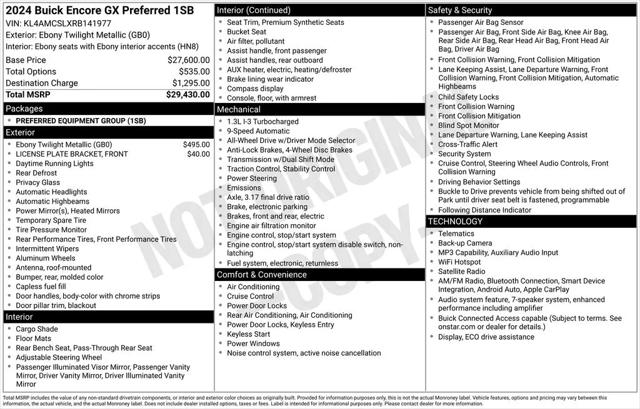 2024 Buick Encore GX Preferred AWD