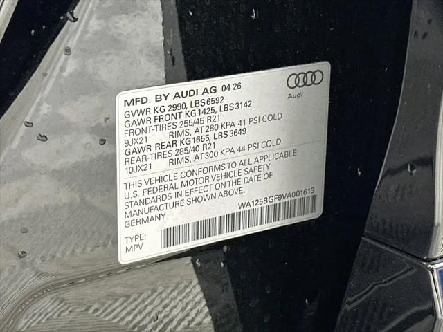2027 Audi SQ6 e-tron Premium Plus quattro