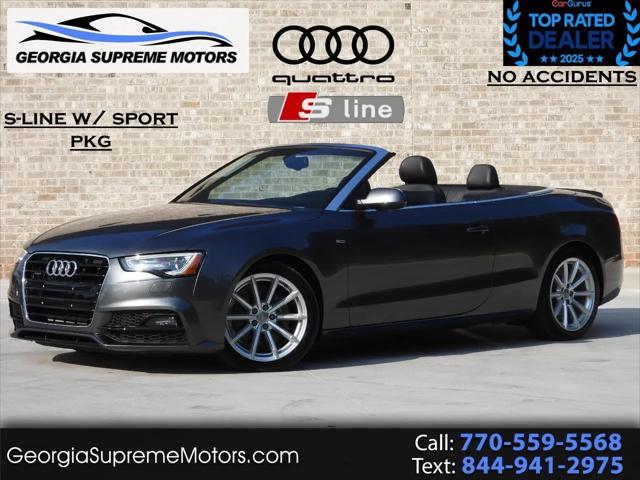 2017 Audi A5 Cabriolet Sport for sale in Lawrenceville, GA