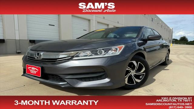 2016 Honda Accord LX for sale in Arlington, TX