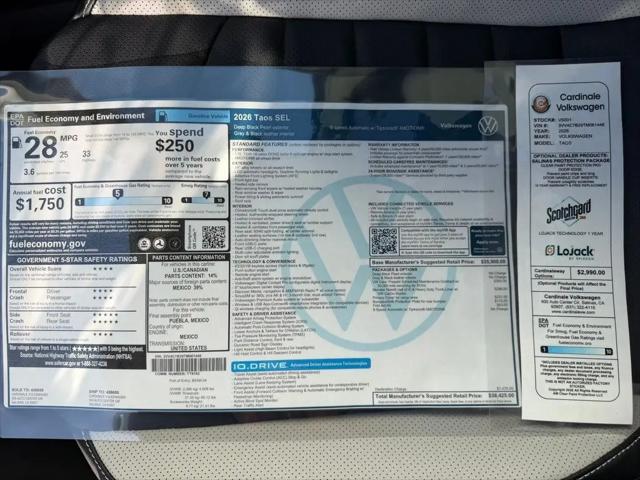 2026 Volkswagen Taos SEL
