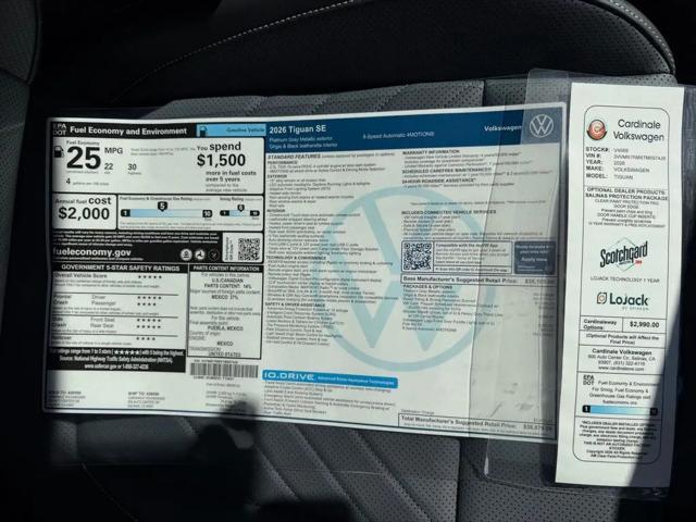 2026 Volkswagen Tiguan SE