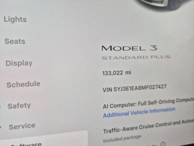2021 Tesla Model 3 Standard Range Plus Rear-Wheel Drive