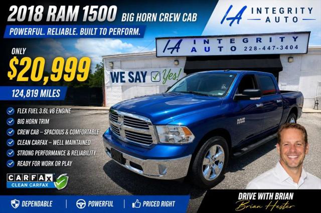 2018 Ram 1500 Big Horn Crew Cab 4x4 5'7" Box for sale in Ocean Springs, MS