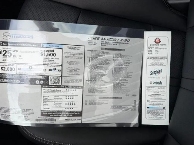 2026 Mazda X-90 3.3 Turbo Premium Sport