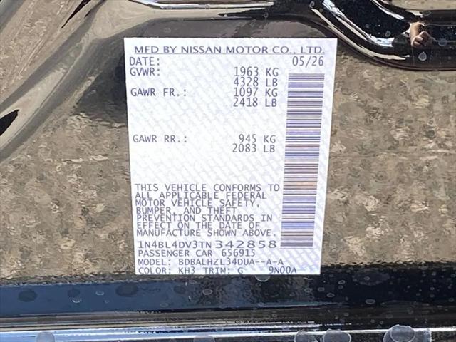 2026 Nissan Altima SV FWD