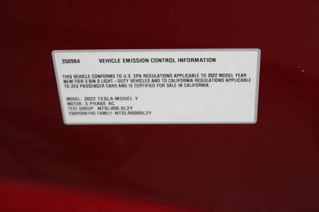 2022 Tesla Model Y Long Range Dual Motor All-Wheel Drive