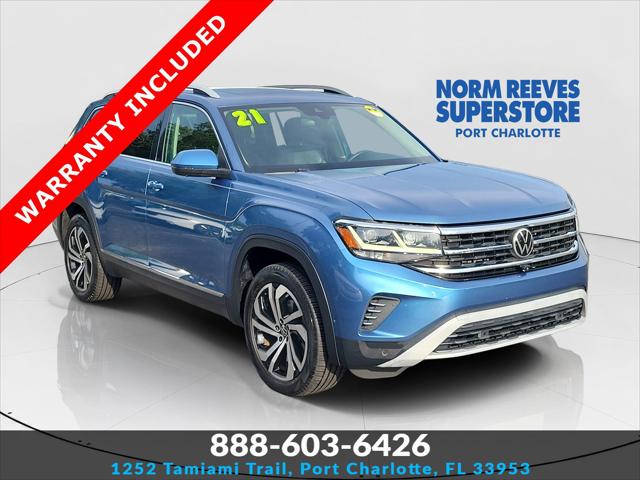 2021 Volkswagen Atlas 3.6L V6 SEL Premium for sale in Port Charlotte, FL