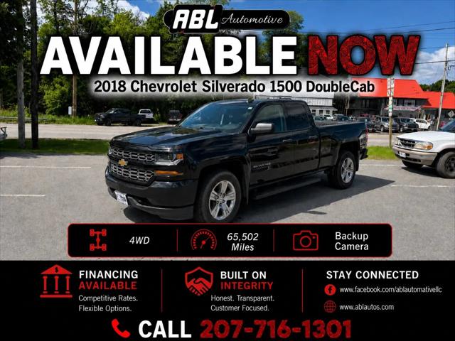 2018 Chevrolet Silverado 1500 Custom for sale in Oakland, ME