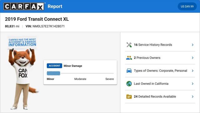 2019 Ford Transit Connect XL