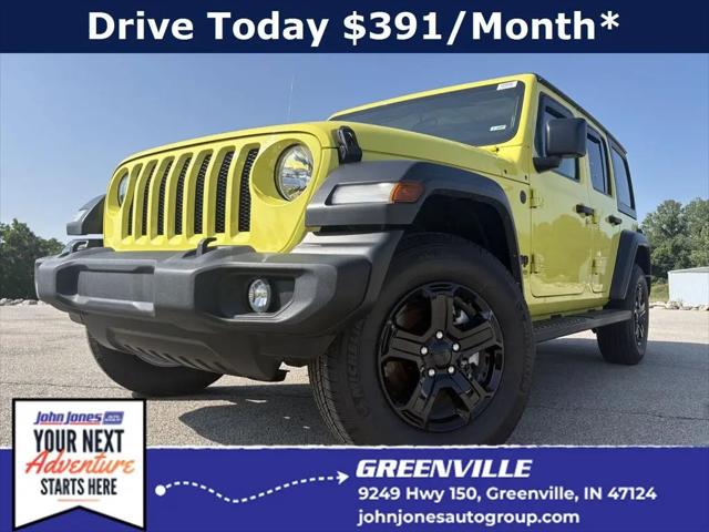 2022 Jeep Wrangler Unlimited Sport S 4x4 for sale in Greenville, IN