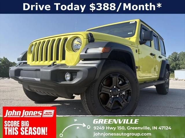 2022 Jeep Wrangler Unlimited Sport S 4x4 for sale in Greenville, IN