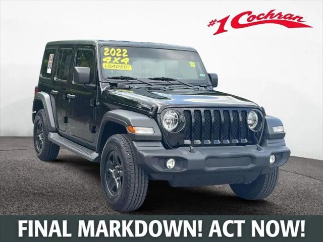 2022 Jeep Wrangler Unlimited Sport 4x4 for sale in Youngstown, OH