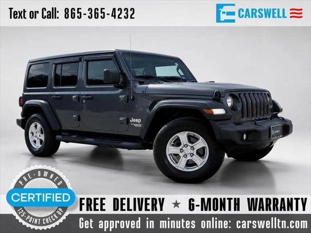 2019 Jeep Wrangler Unlimited Sport S 4x4 for sale in Kodak, TN