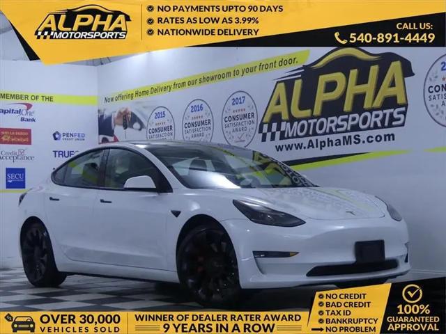 2023 Tesla Model 3 Performance Dual Motor All-Wheel Drive for sale in Fredericksburg, VA