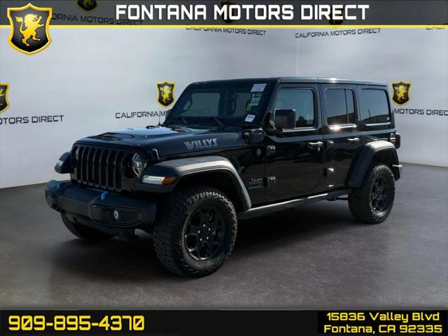 2023 Jeep Wrangler 4xe 4x4 for sale in Fontana, CA