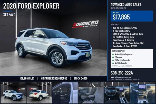 2020 Ford Explorer XLT for sale in North Attleboro, MA