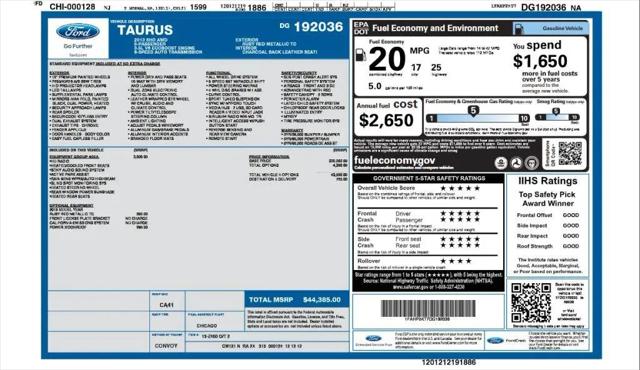 2013 Ford Taurus SHO for sale in Stafford, VA