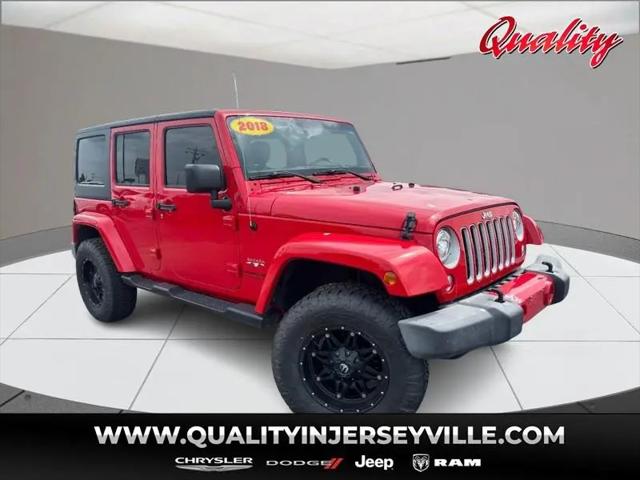 2018 Jeep Wrangler JK Unlimited Sahara 4x4 for sale in Jerseyville, IL