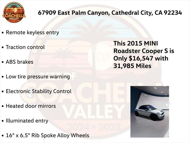 2015 MINI Roadster Cooper S